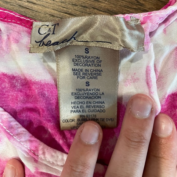 C & T Swimsuit Coverup - Size Small - Picture 2 of 2